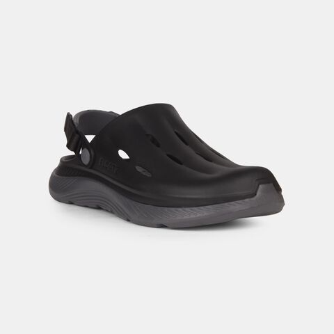 Floatz Black Clog Sandal for Men